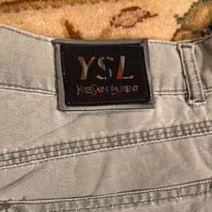 Yves Saint Laurent Light Gray Men's Jeans